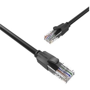 Патч-корд Vention прямой UTP cat.6, RJ45 - 10м. черный