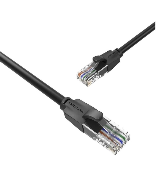 Патч-корд Vention прямой UTP cat.6, RJ45 - 10м. черный