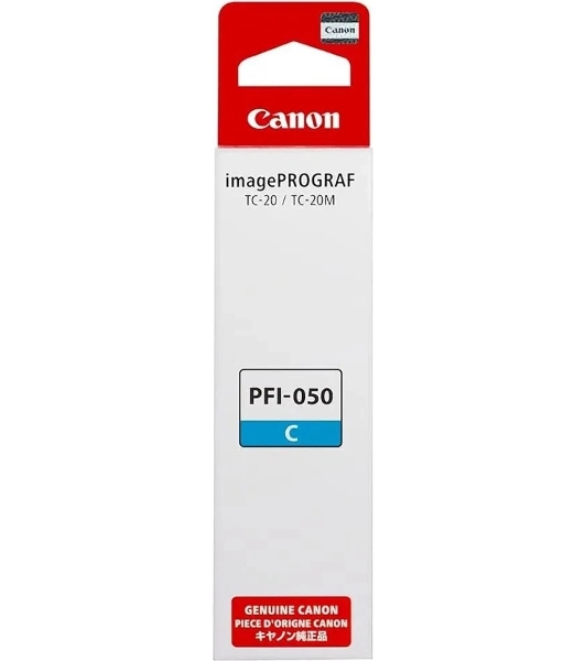 Картридж струйный Canon PFI-050C 5699C001 голубой (70мл) для Canon imagePROGRAF TC-20M