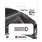 Флешка USB Kingston DataTraveler Kyson metal case silver (DTKN/512Gb), 512Gb, USB 3.0, R/W 200/60, серый, фото 1