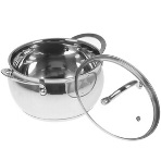 Набор посуды из нерж.стали WEBBER BE-335/6 6 пр. 2,0 л, 2,8 л, 3,8 л, фото 1