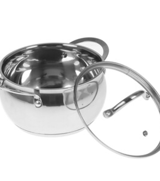 Набор посуды из нерж.стали WEBBER BE-335/6 6 пр. 2,0 л, 2,8 л, 3,8 л
