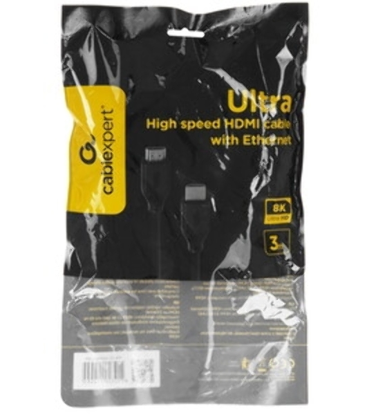 Кабель HDMI Cablexpert CC-HDMI8K-3M, 3м, v2.1, 8K, 19M/19M, черный, пакет