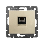 Розетка телефонная Valena RJ11 4 контакта 1 коннектор (слоновая кость) Legrand 774338, фото3