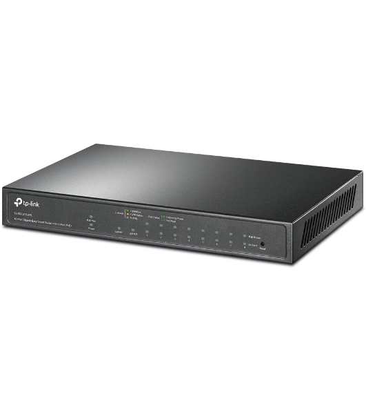 Коммутатор TP-Link TL-SG1210MPE Easy Smart 10-портовый гигабитный с 8 портами PoE+