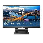 Монитор 21,5' Philips 222B1TC IPS 1920x1080, 75 Гц, 4 мс, 16:9, 250 кд/м2, 1xHDMI, 1хDP, 1xVGA, черный, сенсорный, фото24