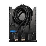 Планка USB на переднюю панель ExeGate U3H-616, 3,5', 2хUSB3.0+1хTypeC, черная, металл, подсоединение к мат. плате, фото5