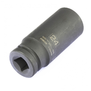 Головка ударная удлиненная шестигранная Stels 24 мм, 1/2', CrMo