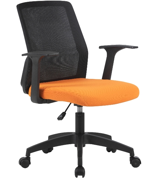 Кресло Cactus CS-MC222-BKOR черный, сетка, 100 кг