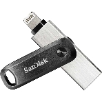 Флешка USB SanDisk IX60N iXpand Go (SDIX60N-064G-GN6NN), 64Gb, USB 3.0/Lightning, R/W 150/70, черный/серебристый, фото8