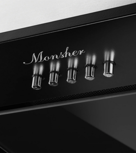 Вытяжка встраиваемая Monsher INNA 40 Noir черный, 40 см, 1200 куб. м/ч, 45 дБ