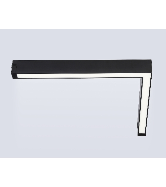 Светильник светодиодный угловой для шинопровода Magnetic Ambrella light GL1299 BK черный IP20 24W 3000K-6400K 220V 120° 342*367*42 (Без ПДУ)