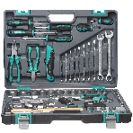 Набор инструментов Stels 141111/2'' 1/4'' CrV пластиковый кейс  98 предм., фото 1