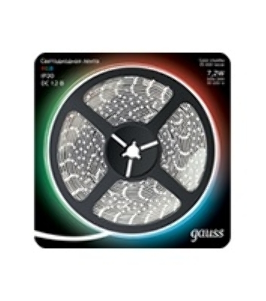 Лента светодиодная Gauss 312000407LED 5050-SMD 7.2W 12V DC RGB блистер 5м
