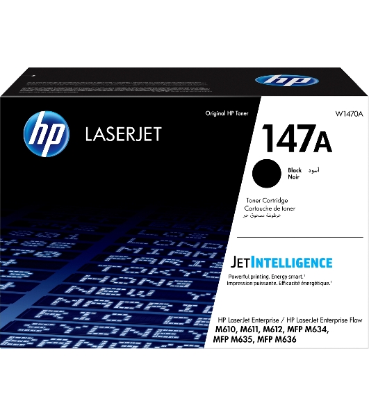 Картридж лазерный HP 147A W1470A черный (10500 стр.) для HP LaserJet M610dn