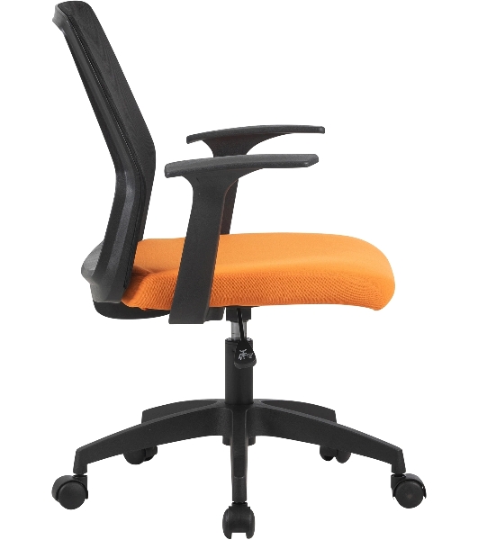 Кресло Cactus CS-MC222-BKOR черный, сетка, 100 кг