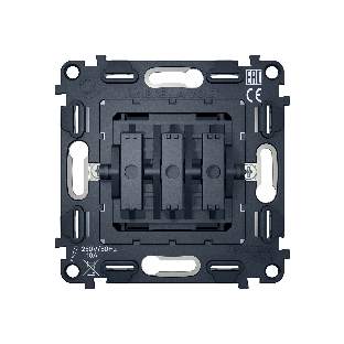 Механизм 3-клавишного выключателя 10A-250V QUANT VM133