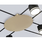 Потолочный светильник Ambrella light FL51760/8 BK/GD черный/золото GX53/8 max 12W 870*870*95, фото 1