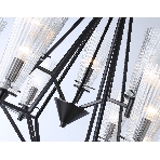 Светильник Ambrella light TR3238/6+3 BK черный E14/9 max 40W D730*720, фото6