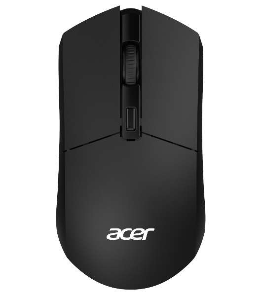 Комплект клавиатура+мышь Acer OKR120 беспроводной, USB, 1600 DPI, чёрный