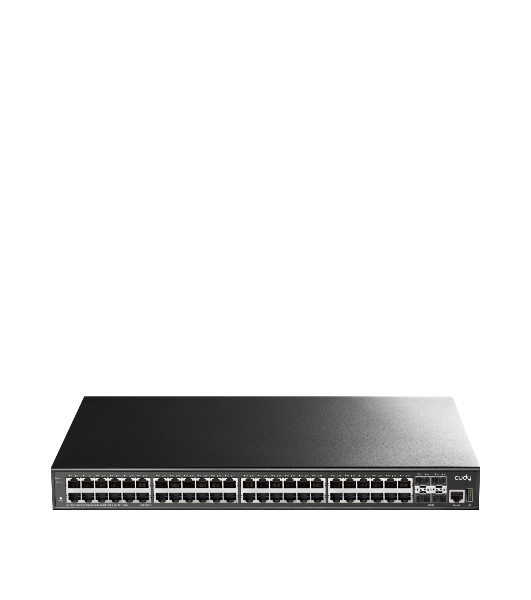 Коммутатор Cudy GS5048S4, 48×1 Гбит/с + 4×10 Гбит/с SFP+