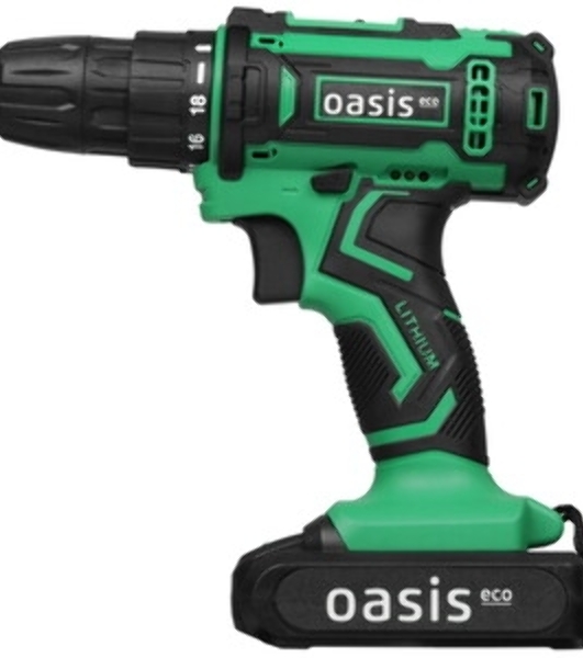 Дрель-шуруповерт Oasis ASB-14S Eco, 14,4 В, 2 Ач, 35 Нм, щеточный