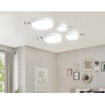 Потолочный светодиодный светильник Ambrella light FV5524 WH белый LED 35W 4200K D300*58 (Без ПДУ), фото8