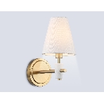 Настенный светильник Ambrella light LH75047 BS/WH латунь/белый E14 max 40W 230*140*270, фото6