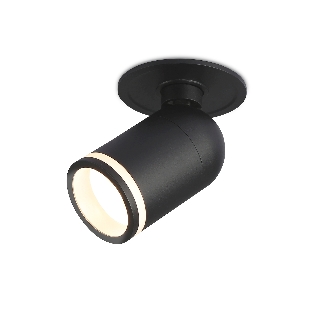 Светильник Ambrella light TA1273 SBK/FR черный песок/белый матовый MR16 GU5.3 D55*136