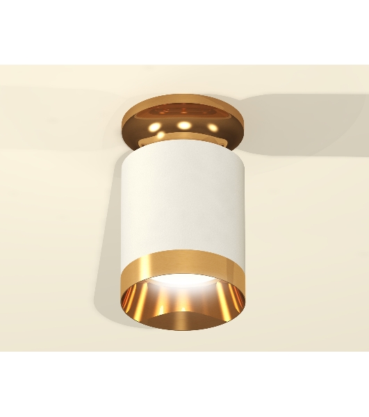 Светильник Ambrella Light XS6301180 SWH/PYG белый песок/золото желтое полированное MR16 GU5.3 (N6905, C6301, N6134)