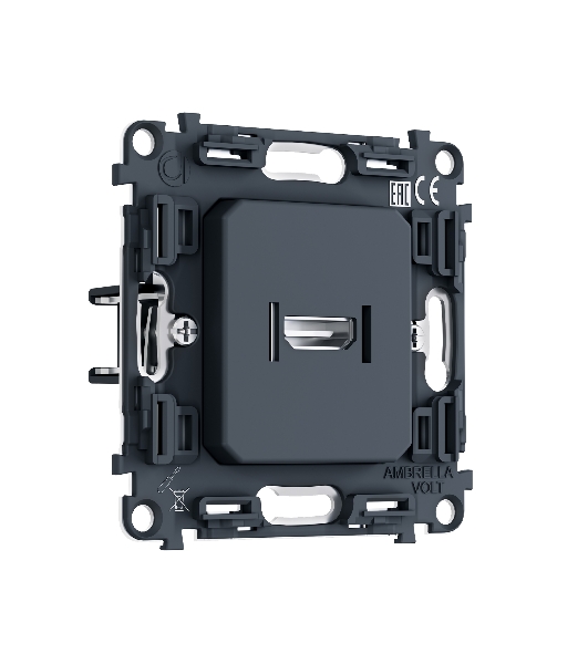 PR223 Механизм розетки HDMI 2.1 30V/900mA 4K-120HZ 8K-60Hz QUANT PRO