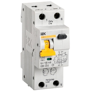 Выключатель автоматический дифференциального тока IEK MAD22-5-050-C-100 АВДТ 32 C50 100мА