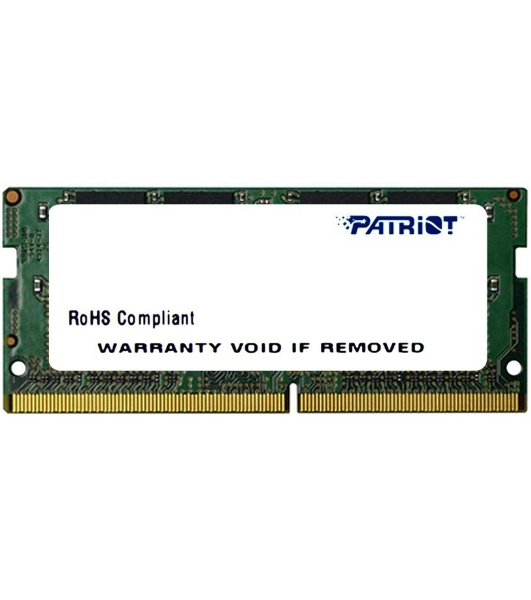 Оперативная память Patriot Signature, DDR4, 16GB (1x16 GB), 2666 MHz, CL19, SO-DIMM