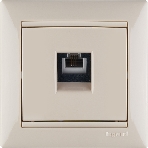 Розетка телефонная Valena RJ11 4 контакта 1 коннектор (слоновая кость) Legrand 774338, фото6