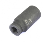 Головка ударная удлиненная шестигранная Stels 27 мм, 1/2', CrMo, фото 1