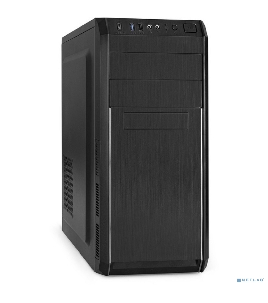 Компьютерный корпус Miditower ExeGate XP-334UC-XP450 (ATX, XP450 с вент. 12см, 1хUSB/1хUSB 3.0/1хTypeC, аудио, черный)