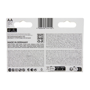 Батарея Varta LongLife Max Power Alkaline LR6 BL5+3 AA (8шт) блистер