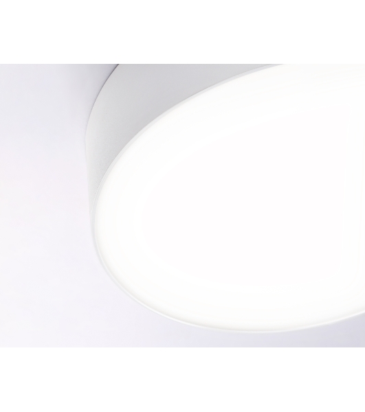 Потолочный светодиодный светильник Ambrella light FV5524 WH белый LED 35W 4200K D300*58 (Без ПДУ)