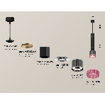 Светильник Ambrella Light XP8115015 DCH/PI черный хром/розовый GX53, фото 1