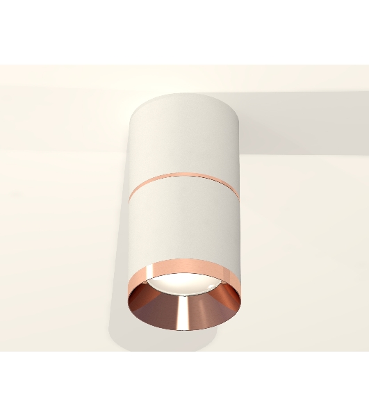 Светильник Ambrella Light XS7401221 SWH/PPG белый песок/золото розовое полированное MR16 GU5.3 (C7401, A2073, C7401, N7035)