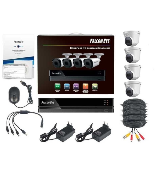 Комплект видеонаблюдения Falcon Eye FE-104MHD Дом