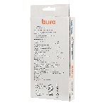 Сетевой фильтр Buro 800SH-5-B 5 м, 8 розеток, черный, коробка, фото6