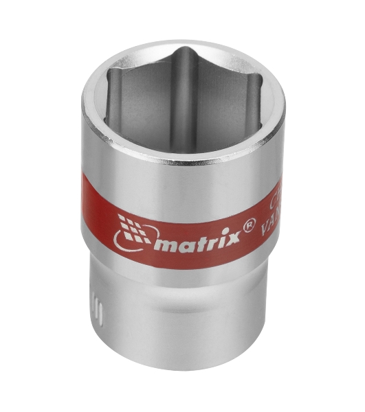 Набор торцевых головок Matrix 1/4', 6-ти гр., CrV, 10шт., 4-13мм