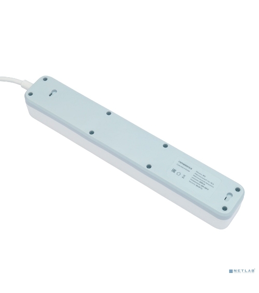 Сетевой фильтр Гарнизон 2.0 Мультипорт EPS-4-U3-W-2, 4 р, 10А, 3xUSB, 2 м, ур.защиты 2+, белый, пакет