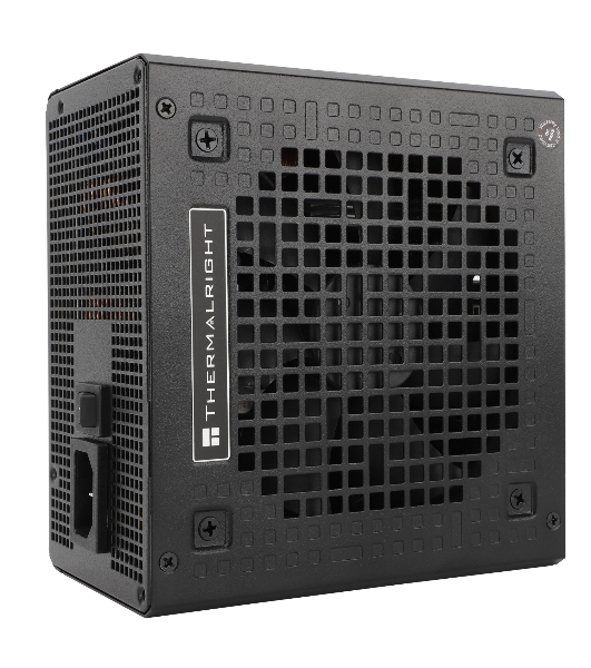 Блок питания Thermalright, 750W 80+ Bronze (ATX, 3.0, PCIe 5.0, Full modular, 1x24(20+4)pin, 2xCPU 8(4+4)pin, 4xPCIe*2 8(6+2)pin, 3xSATA3, 1x12+4pin (12VHPWR PCIe 5.0 12+4pin 600mm), 3xMOLEX4pin, Active, 120x120мм, 150x140x86mm, APFC, black)