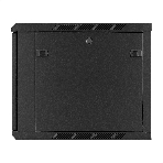Шкаф телекоммуникационный 19' настенный 9U ExeGate EC-WM-9U.600.G.BLACK (19', 9U, 600x600x500мм (ШхГхВ), передняя дверь закаленное стекло, съемные боковые панели, пыле- и влагозащита IP23, черный RAL 9004), фото18