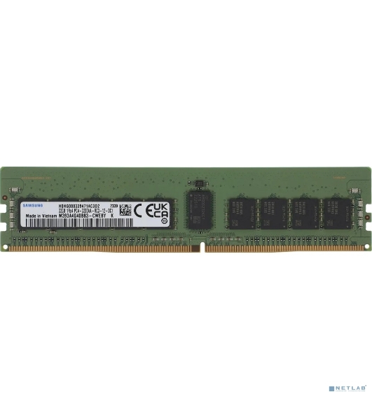 Оперативная память Samsung, DDR4, 32GB (1x32 GB), 3200 MHz, CL22, ECC, RDIMM