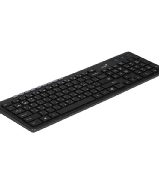 Клавиатура Genius Slimstar 7250BT гибридная, Bluetooth, радиоканал, сосновое дерево/чёрный