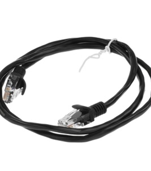 Патч-корд медный UTP Cablexpert PP10-1M/BK cat.5e, 1м, литой, многожильный, черный