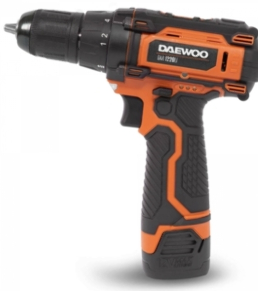 Дрель-шуруповерт Daewoo DAA 1220Li, 12 В, 1.5 Ач, 32 Нм, щеточный